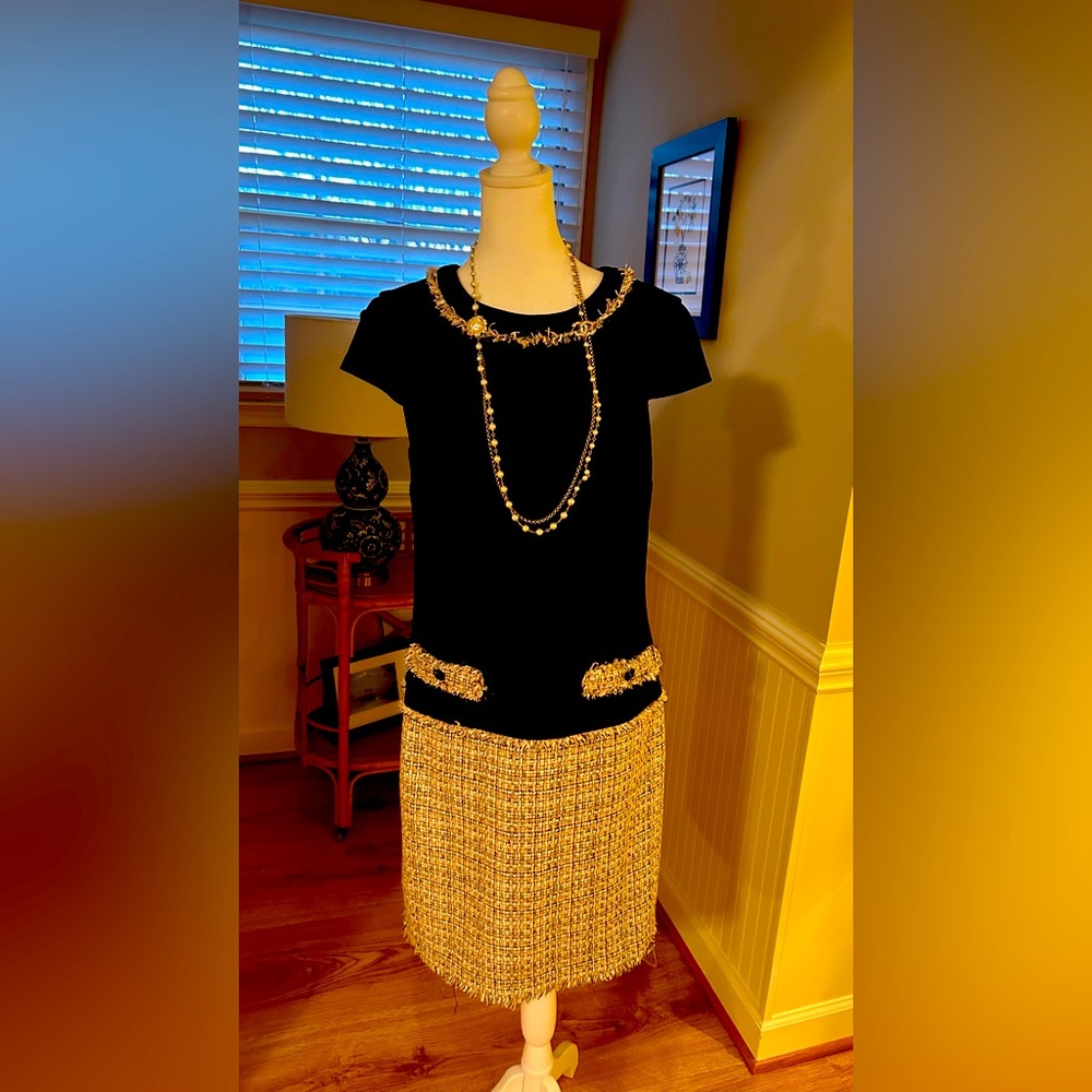 Tweed Chanel Style Knit Dress